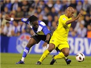 Bóng đá anh, ngoại hạng anh, lịch thi đấu euro 2012, Villarreal lỡ cơ hội lên đầu bảng